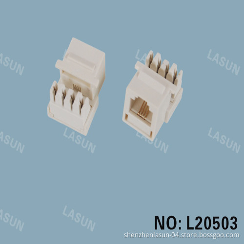 Cat3 Telephone Keystone Jack / Cat3 Module (L20503)